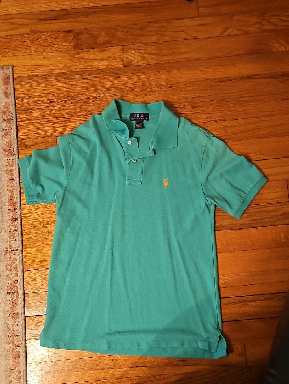 Polo Ralph Lauren Boys' Teal Short-Sleeve Polo
